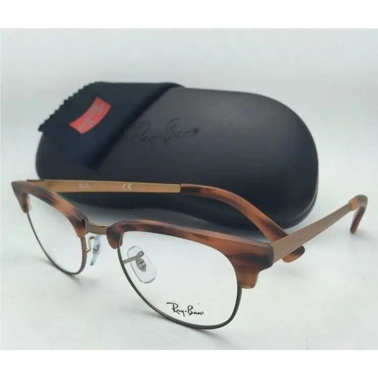 Ray-ban Rx-able Clubmaster Eyeglasses RB 5294 5429 49-21 Matte Havana Frame