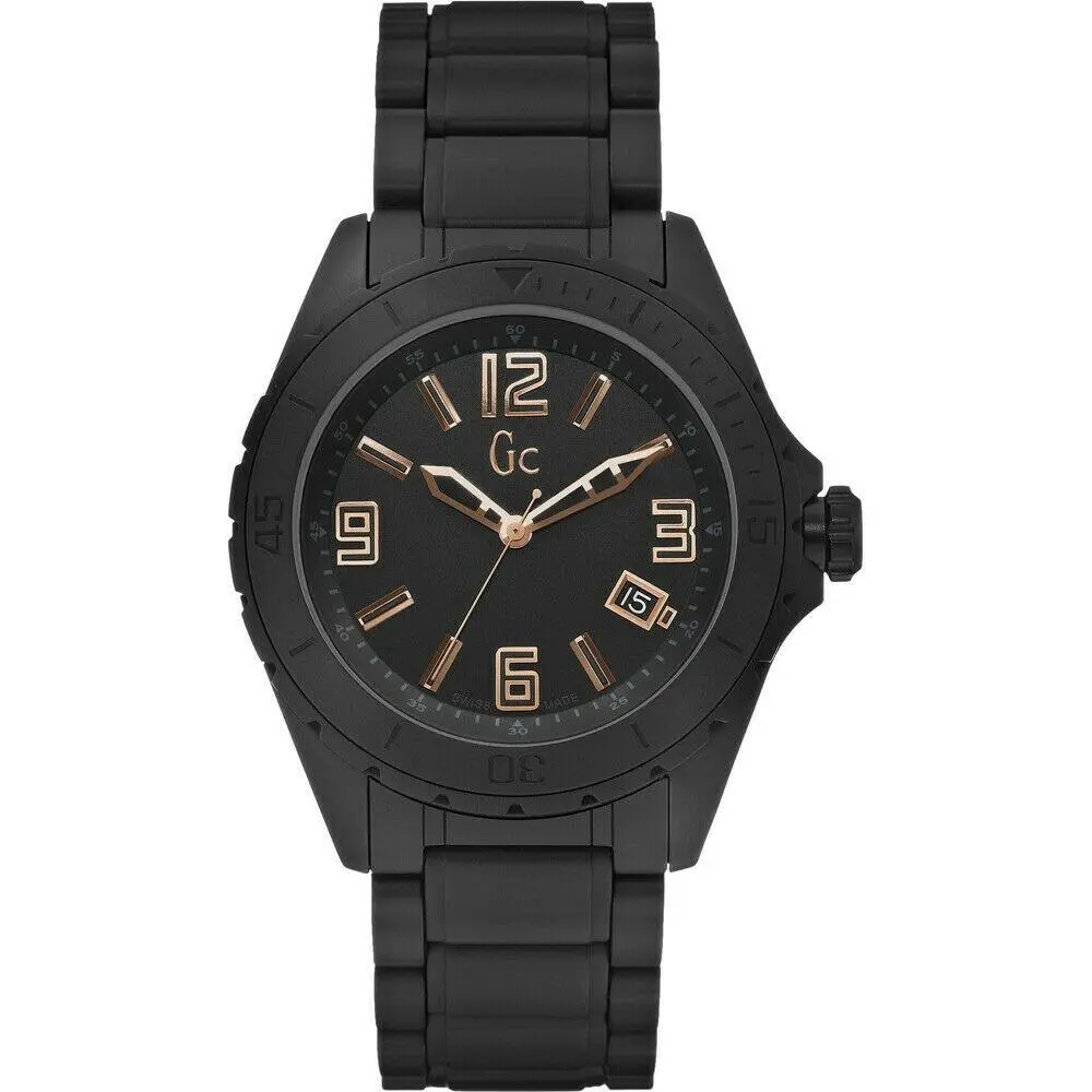 Guess Collection Men`s Blackout Black Ceramic 42MM Watch Sports Class X85003G2S