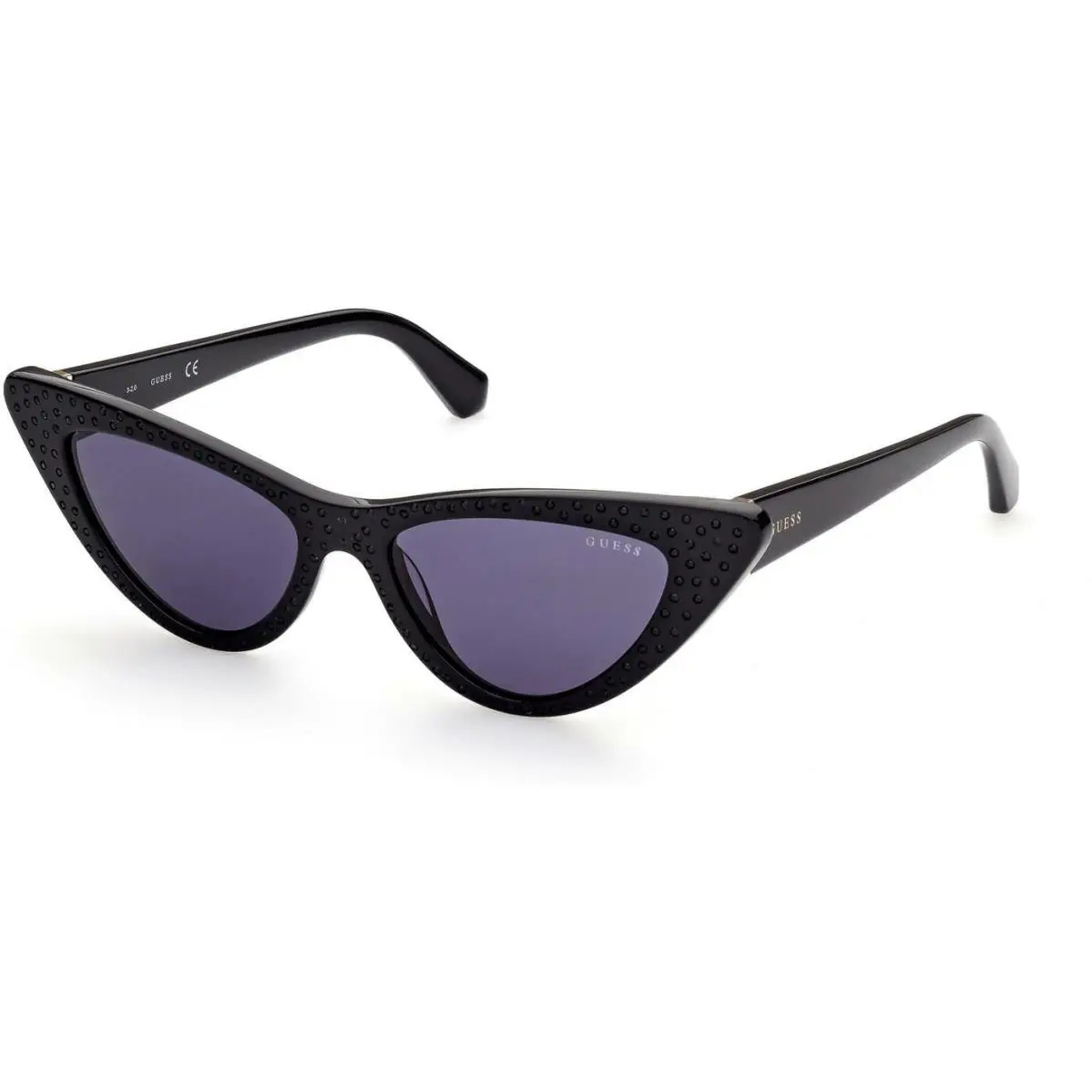 Guess GU 7810 Sunglasses 01A 01A - Shiny Black / Smoke