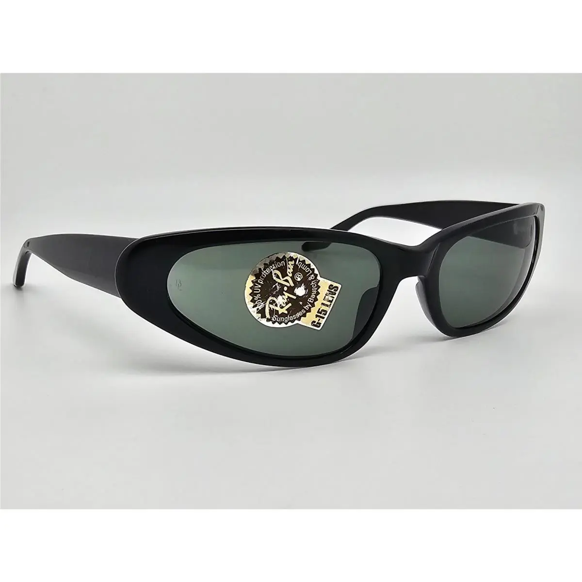 Ray-ban B&l W1924 B L W1924 Xyao Black Frame G-15 Green Glass Lens Cat Eye Sunglasses 55mm