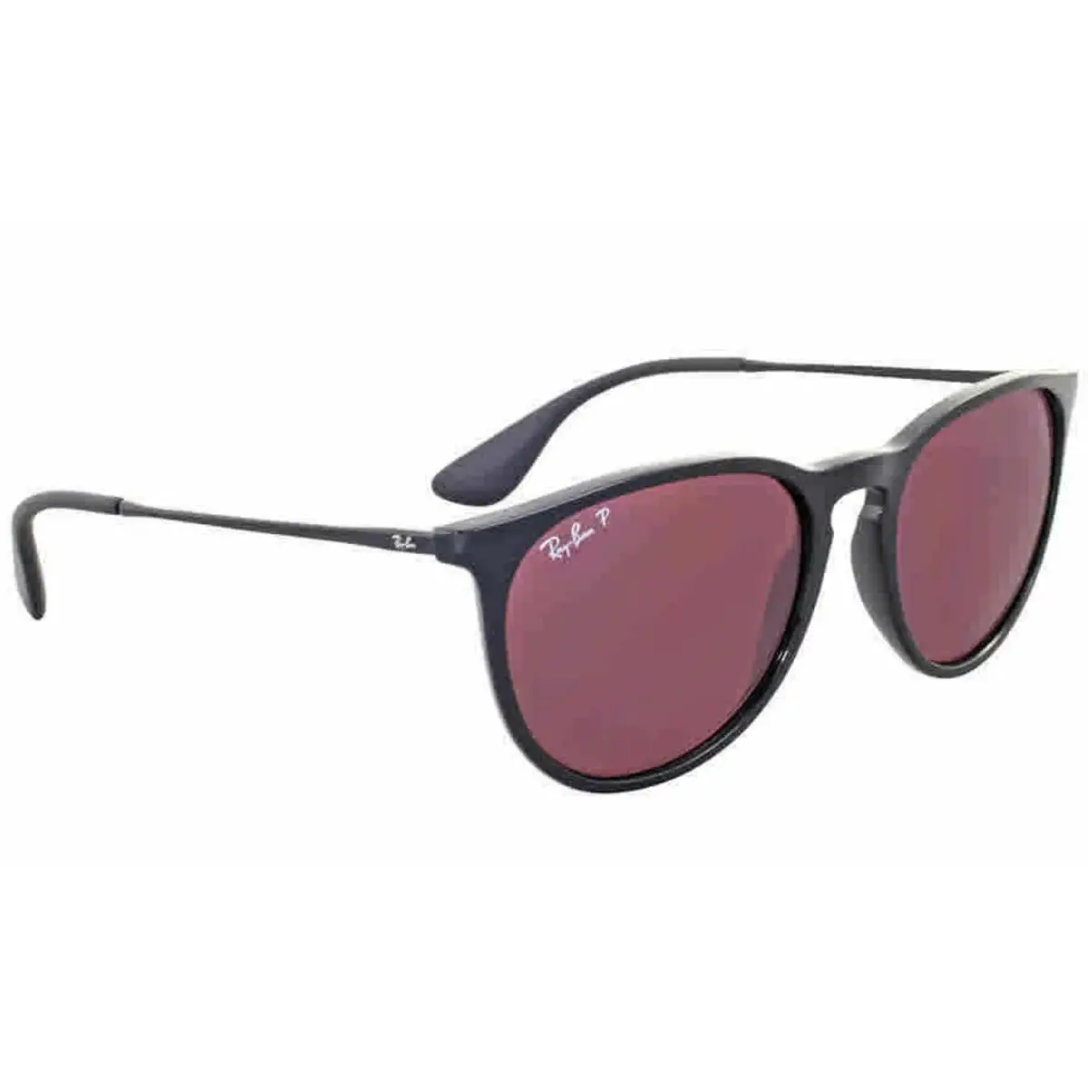 Polarized Ray-ban Sunglasses Erika RB 4171 601/5Q Black Frames Purple Lenses - Frame: Black, Lens: Purple
