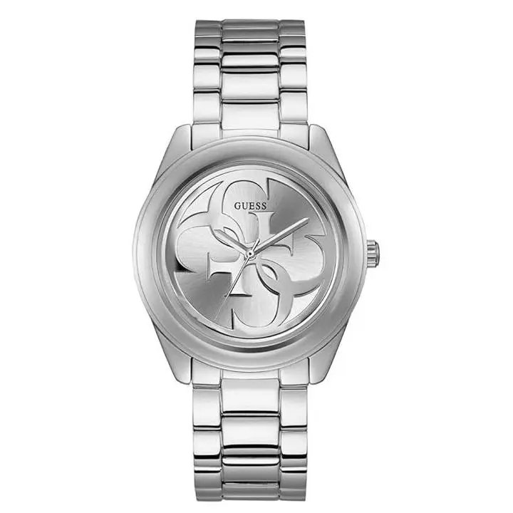 Guess W1082L1 Silver Tone Stainless Steel Band Analog Watch