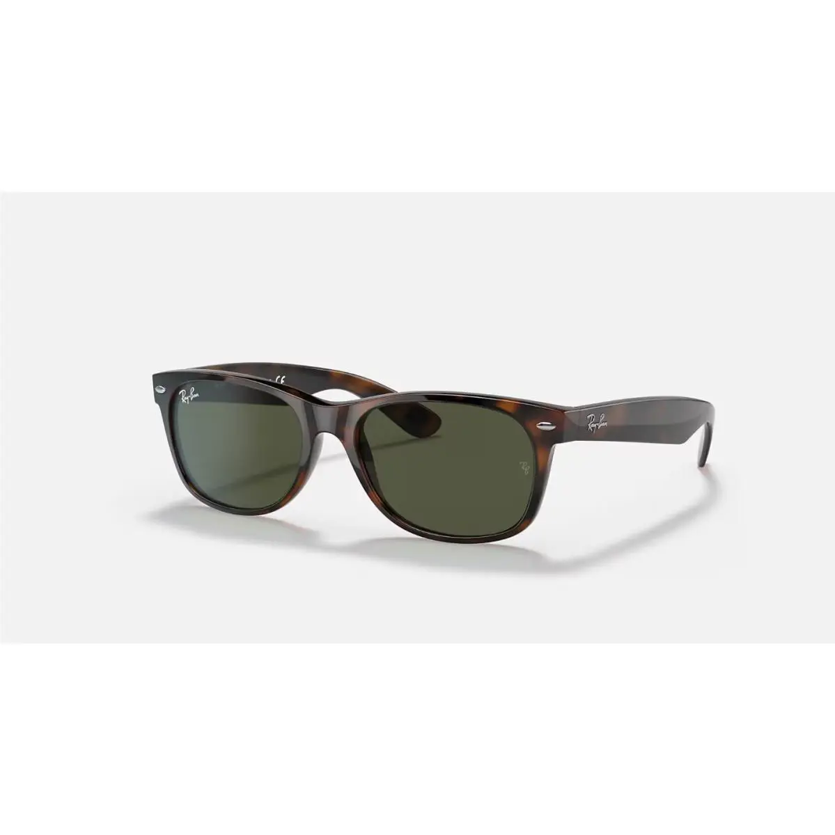 Ray-ban Wayfarer Tortoise/green Classic G-15 58 mm Sunglasses RB2132 902 58