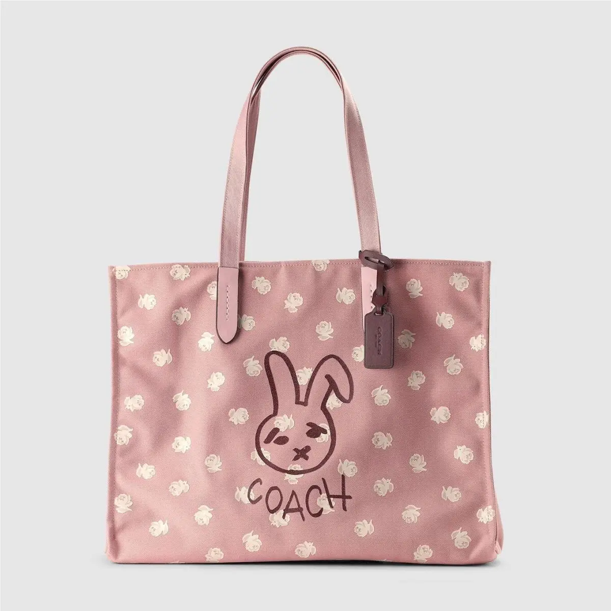 Coach Lunar Year Tote 42 with Rabbit In 100 Percent Recycled Canvas