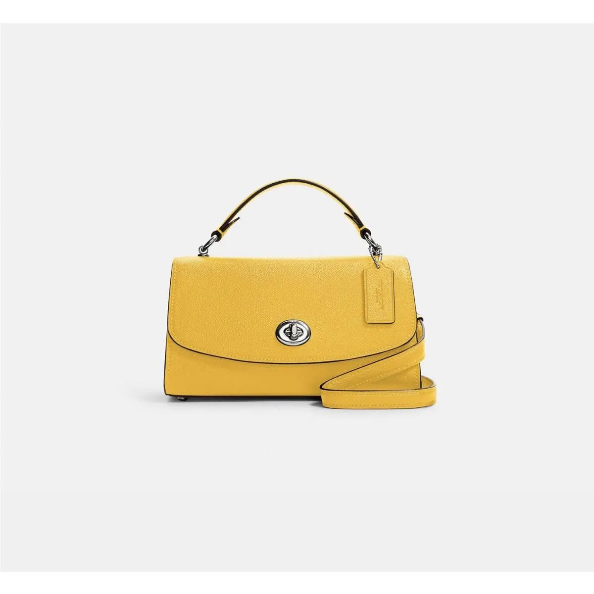 Coach Tilly Satchel 23 Small Gunmetal/ochre C1802