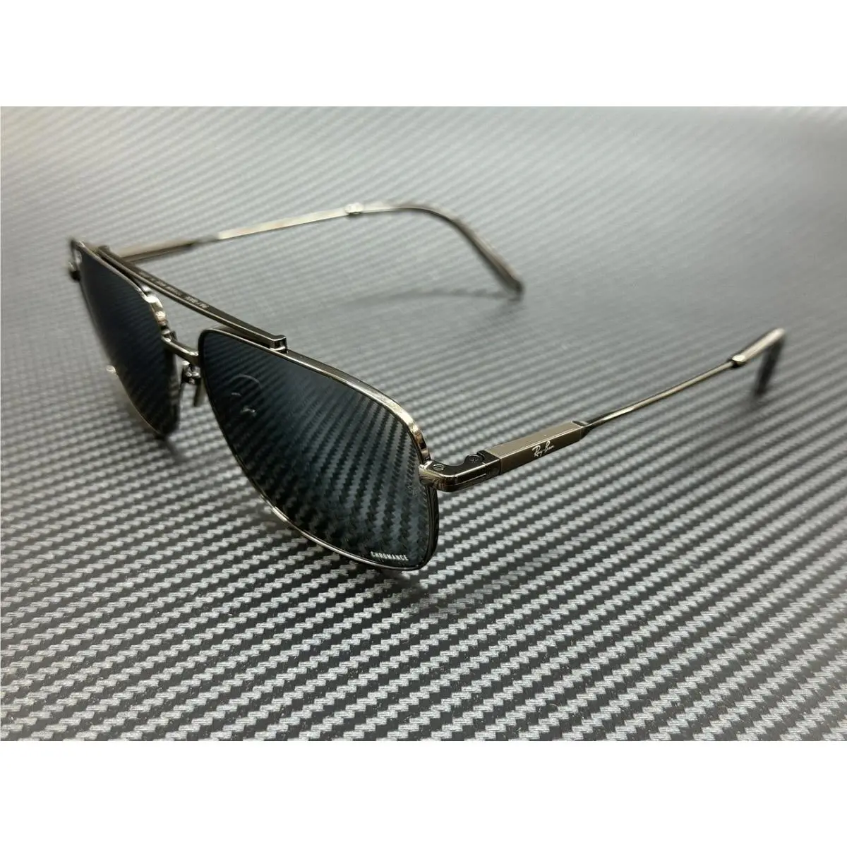Ray Ban RB8096 165 GK Gunmetal Mirror Polarized 59 mm Titanium Sunglasses