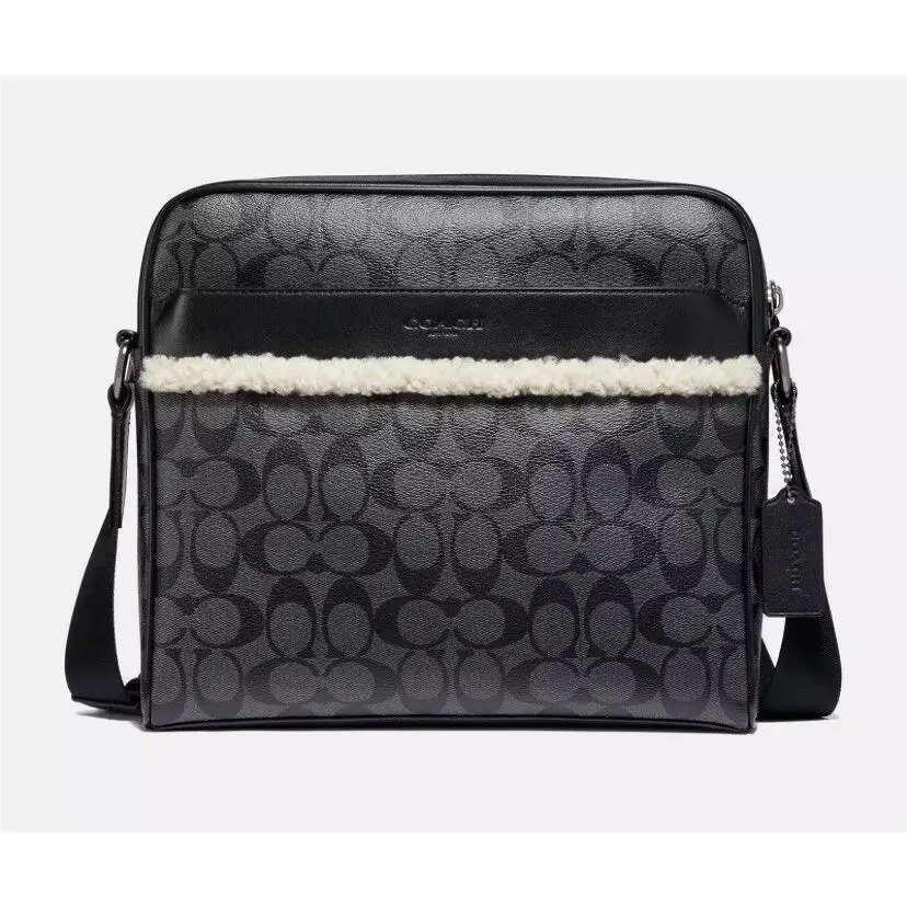 Coach Charles Camera Crossbody Messenger Bag in Signature Canvas F35612