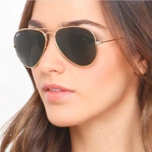 Ray Ban RB3025 Aviator Classic Lens Gold Frame Sunglasses-58 135