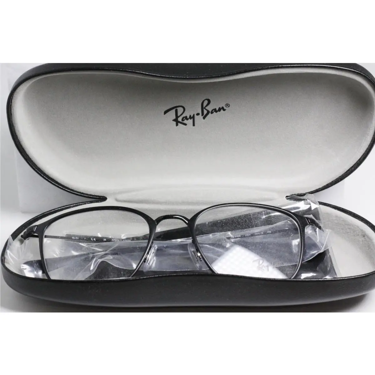 Ray Ban RB6406 2904 Black 49-19-140 W/case 10346