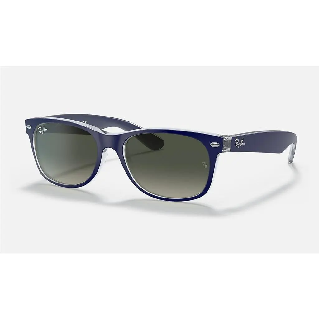 Ray-ban New Wayfarer Color Mix Wayfarer Color Mix Blue/grey Gradient 55 mm Sunglasses RB2132 605371