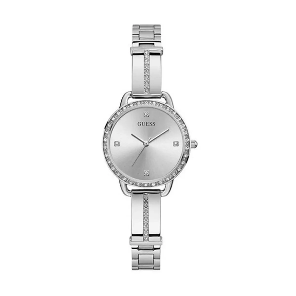 Guess Ladies Bellini Silver Quartz Watch - GW0022L1