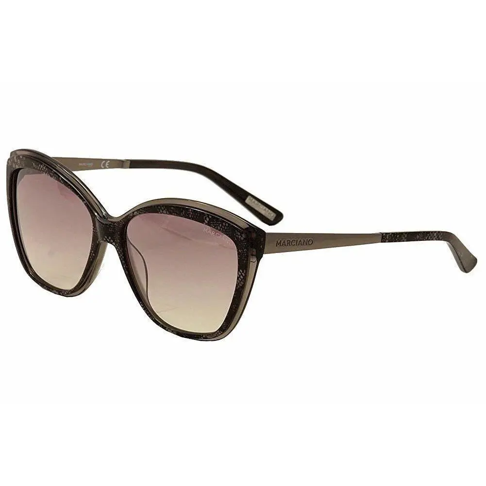 Guess Designer Sunglasses GM0738-05C in Black with Violet Gradient Lenses