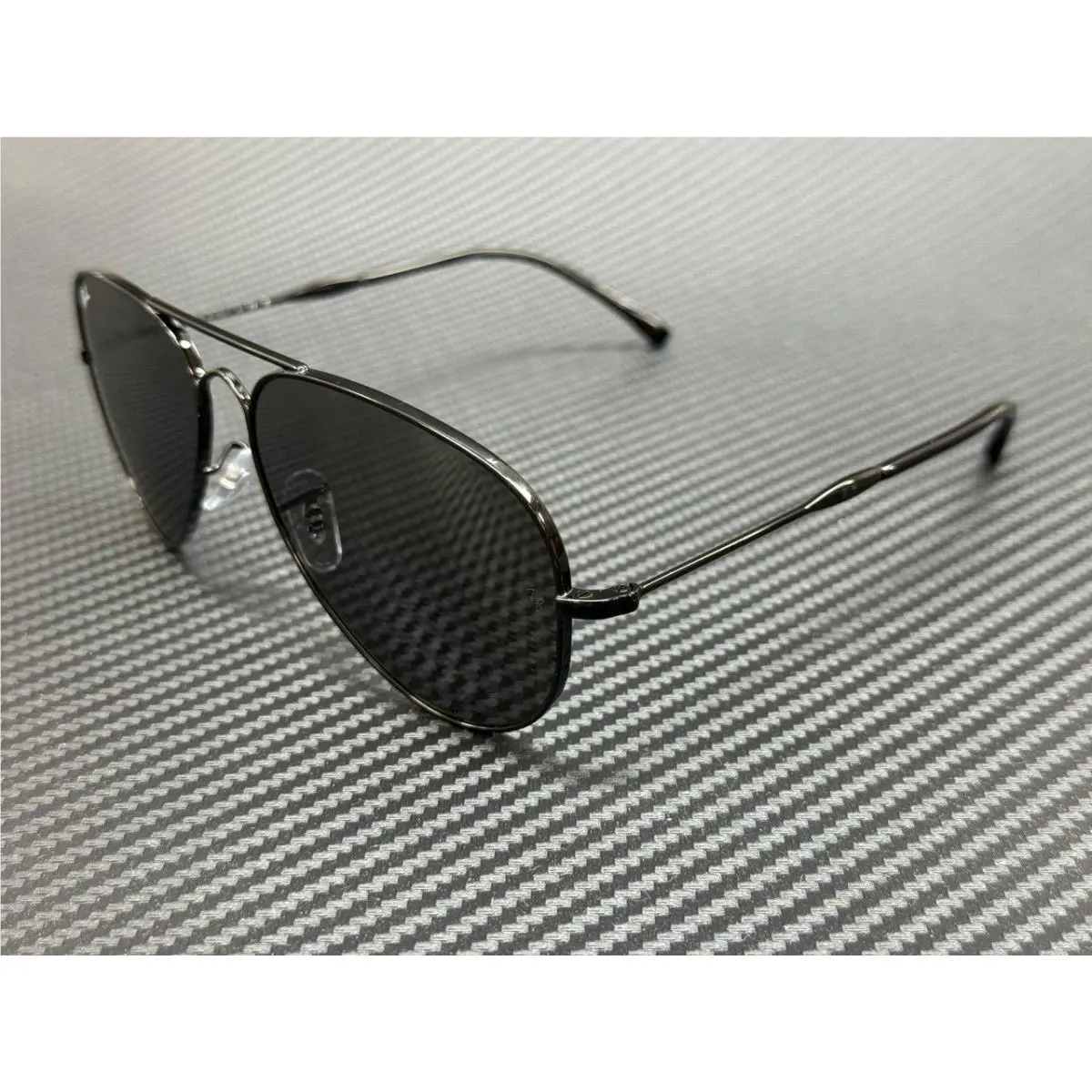 Ray Ban RB3825 002 B1 Black Grey Unisex 58 mm Sunglasses