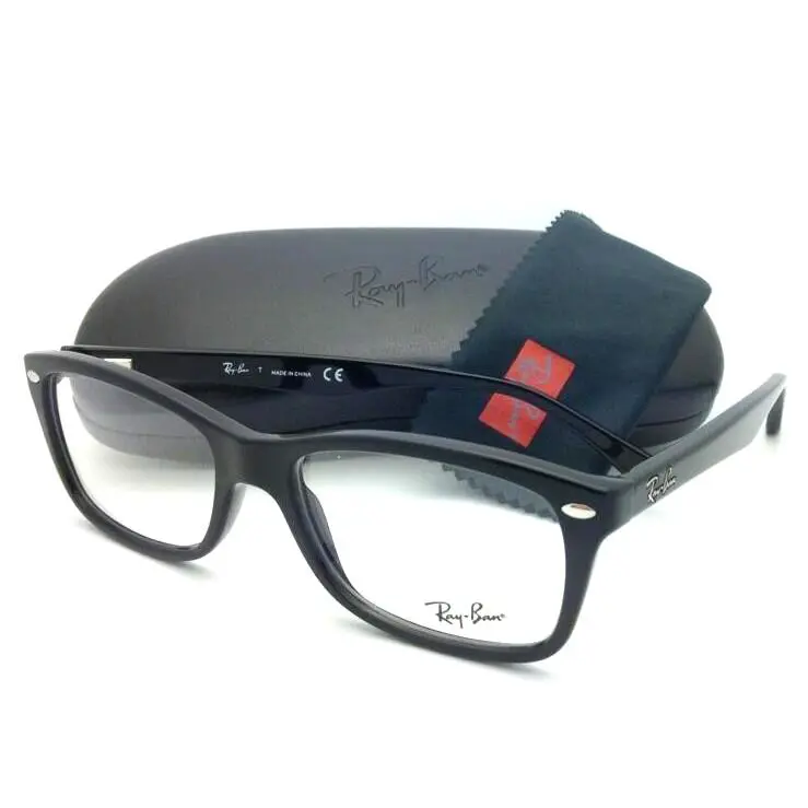 Classic Ray-ban Eyeglasses RB 5228 2000EX 53-17 140 Shiny Black Frames