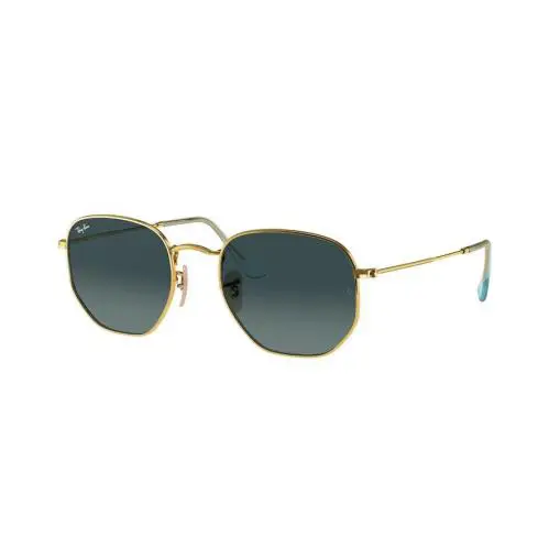 Ray Ban Sunglasses Hexagonal RB 3548N 91233M 51MM Arista/blue Gradient Grey