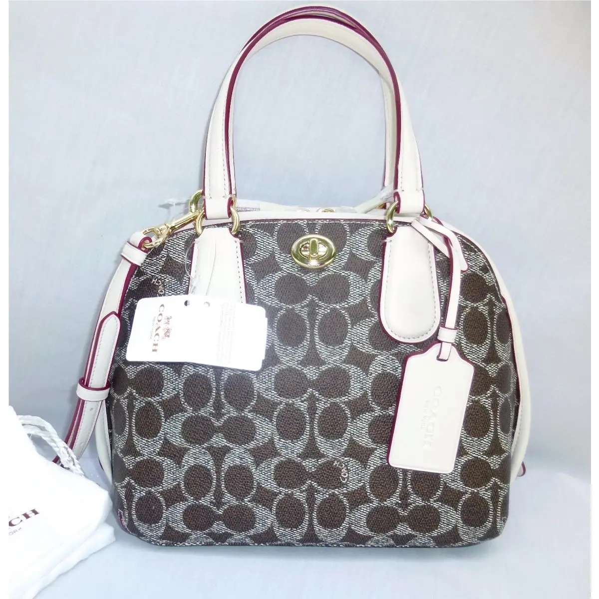 Coach Prince Street Mini Satchel Shoulder Bag +dust Bag 35159