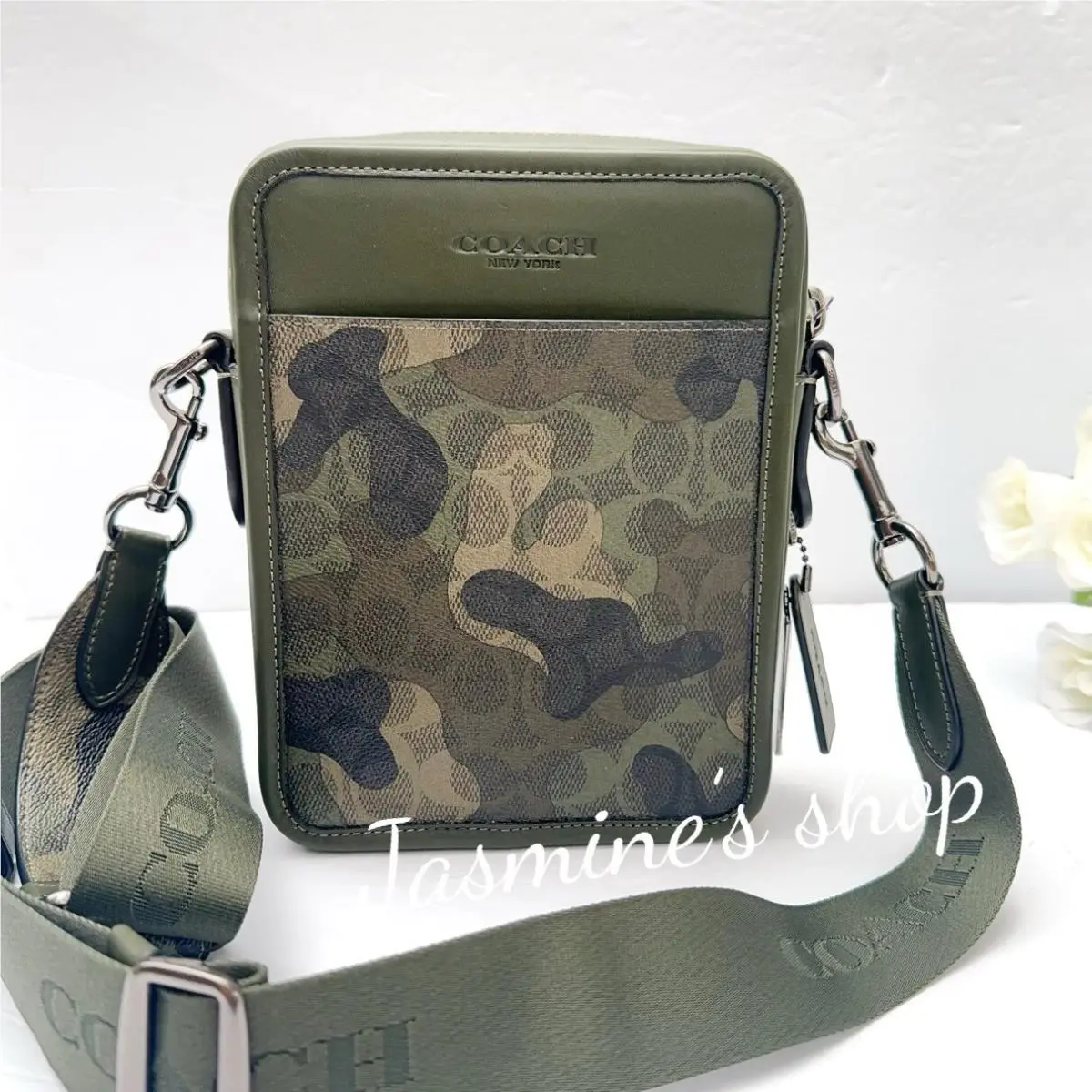 Coach Sullivan Crossbody In Signature Camo Print CW334