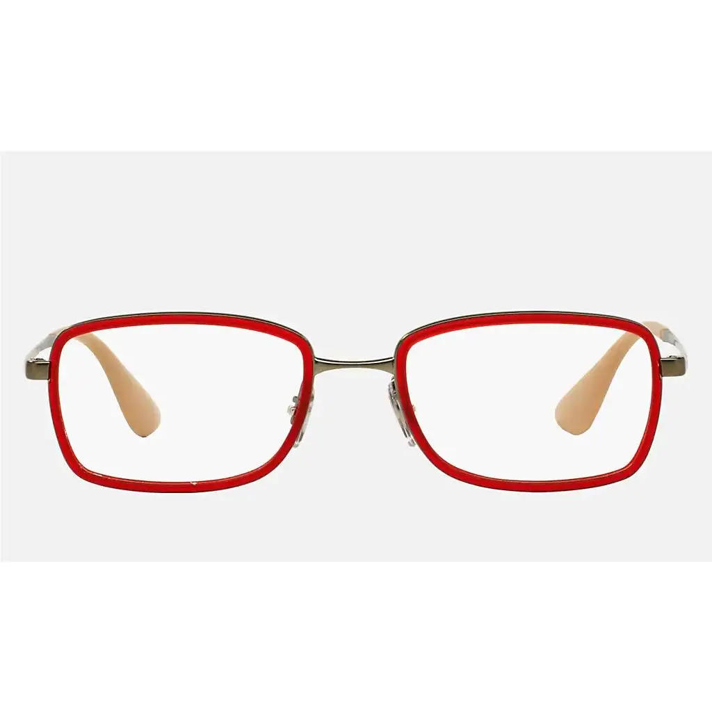 Ray Ban Eyeglasses RB6336 2867 Gunmetal Red 51mm Rx-able