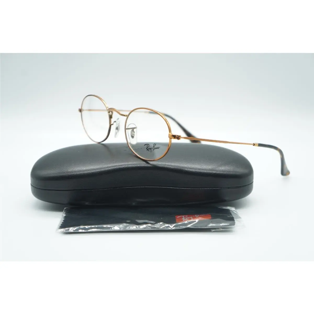 Ray Ban RB 3547V 2888 Oval Gold Eyeglasses Frame RX 48-21