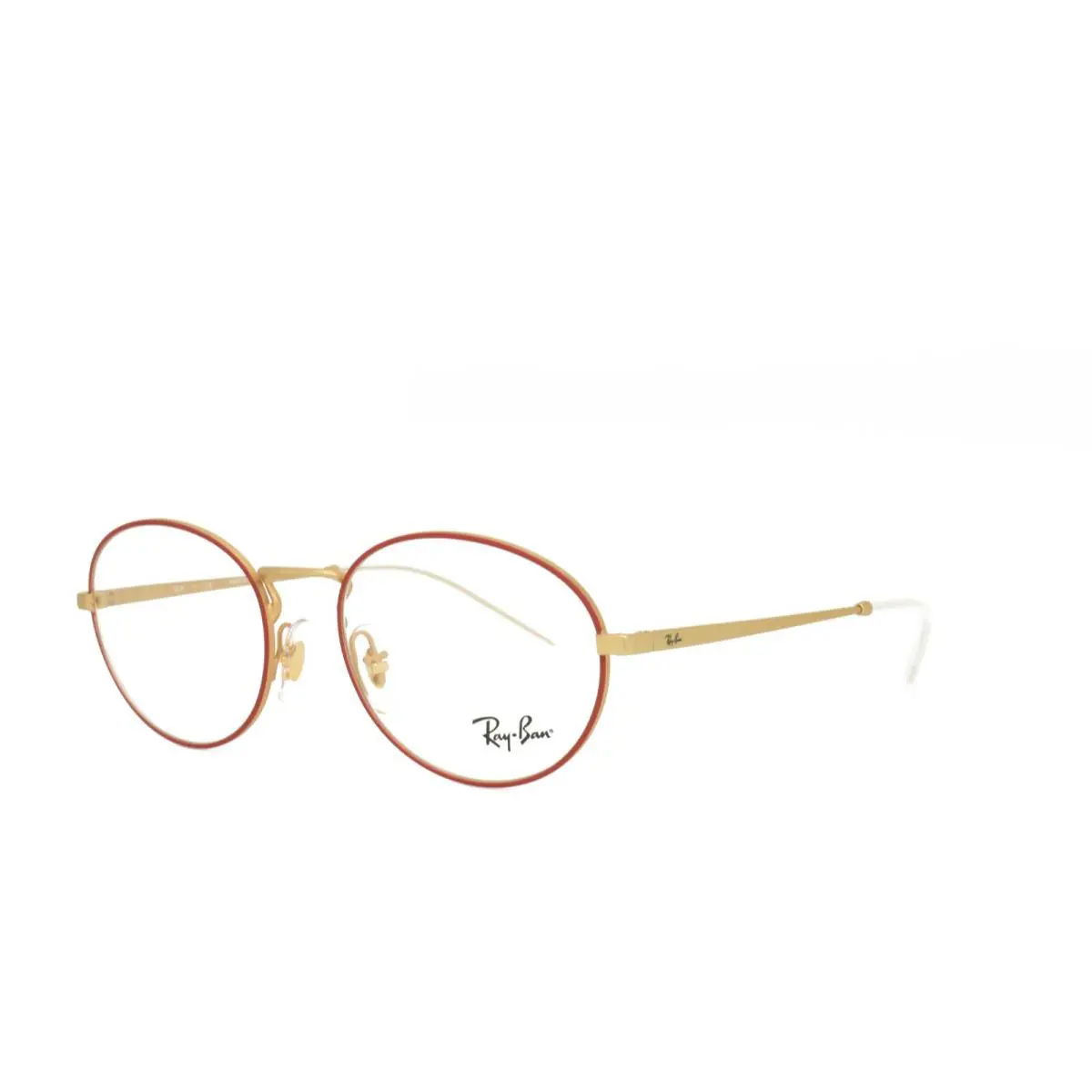 Ray-ban 6439 3052 Eyeglasses 52-18-140 Red Gold