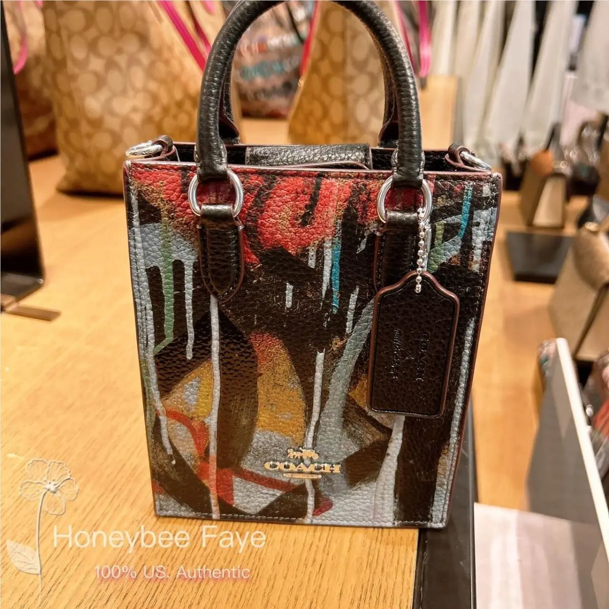 Coach X Mint + Serf North South Mini Tote CM213