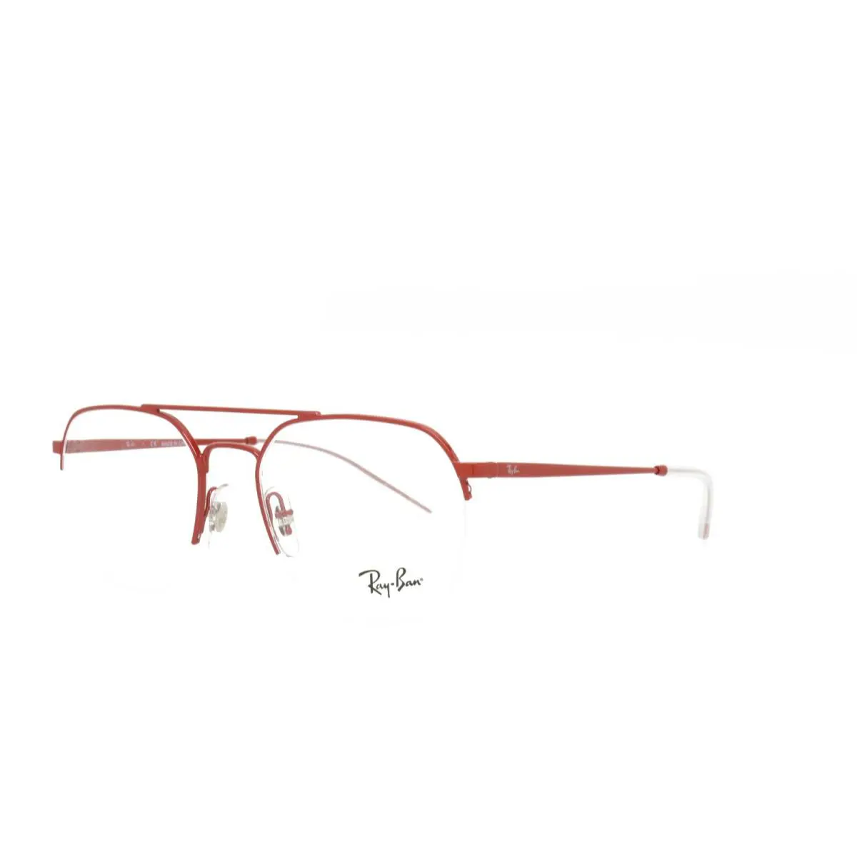 Ray Ban 6444 3061 Eyeglasses 51-18-140 Red Aviator