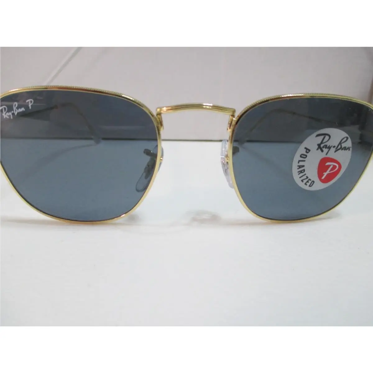 Ray-ban Frank RB3857 9196/S2 48 Legend Gold Blue Sunglasses Polarized