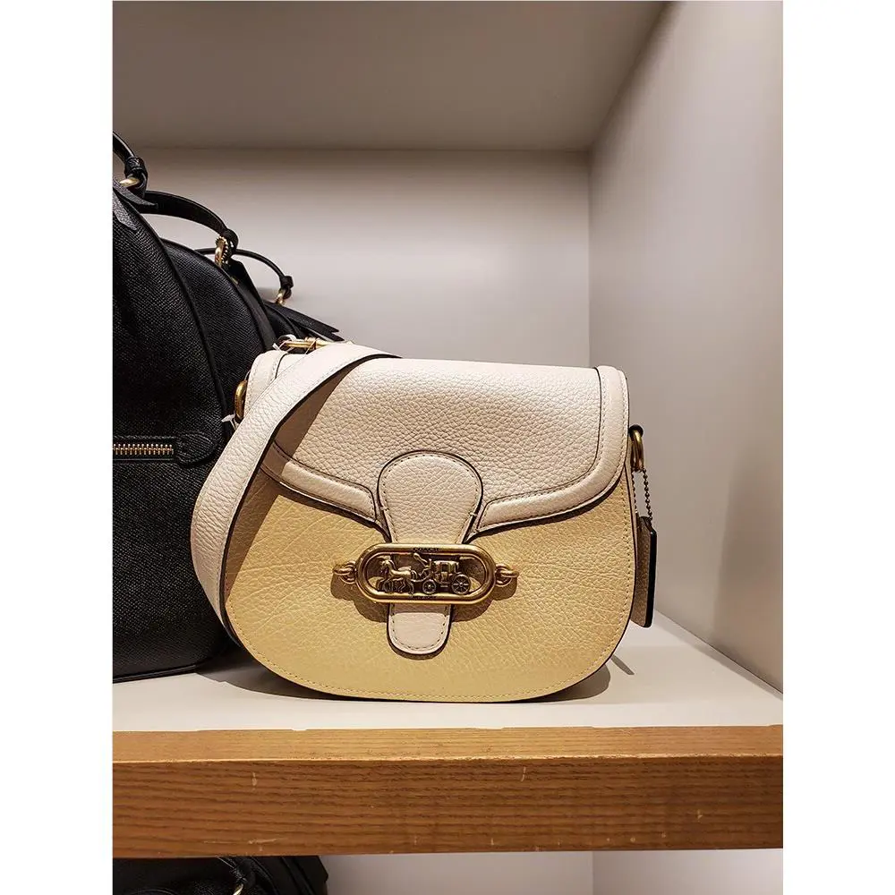Coach Jade Saddle Bag IN Colorblock 91164