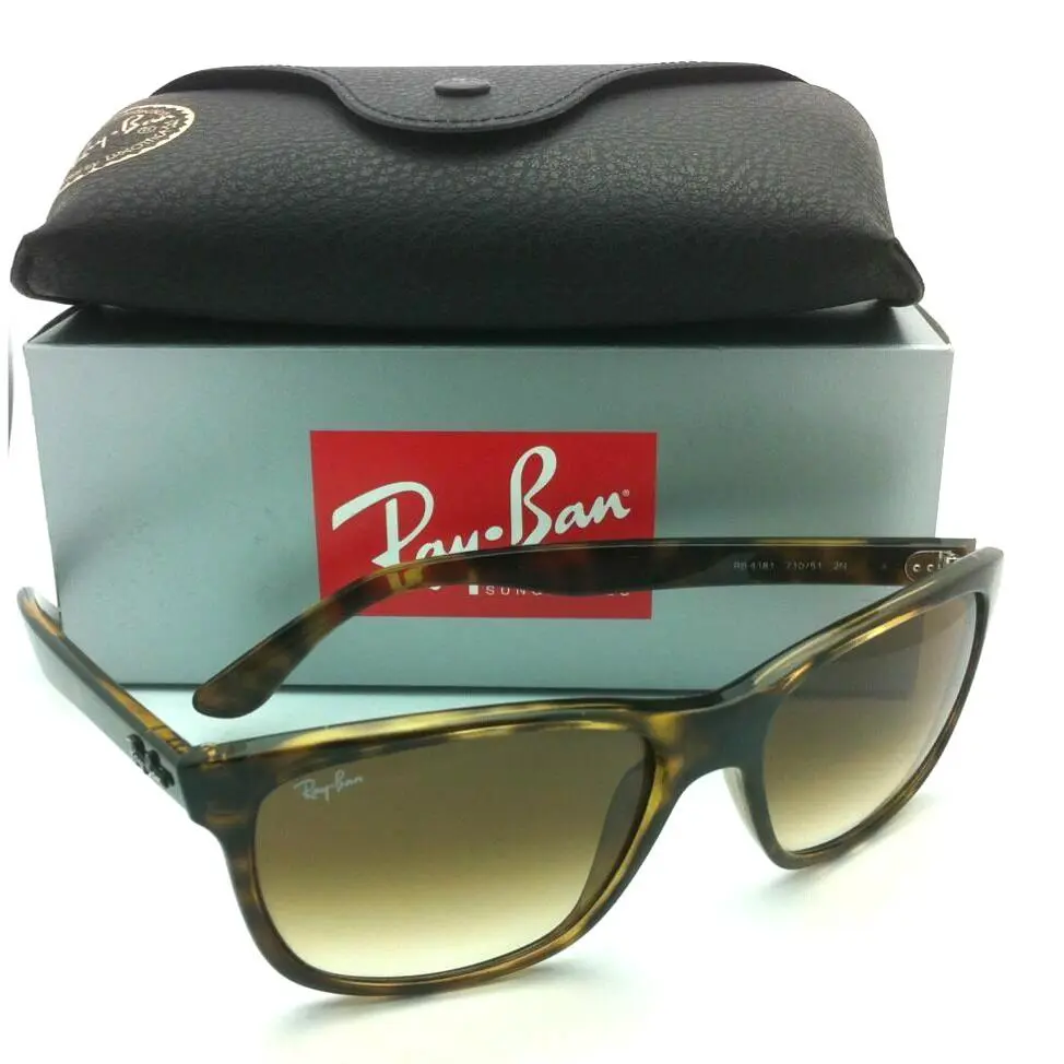 Ray-ban Sunglasses RB 4181 710/51 Light Havana Tortoise w/ Brown Gradient Lenses
