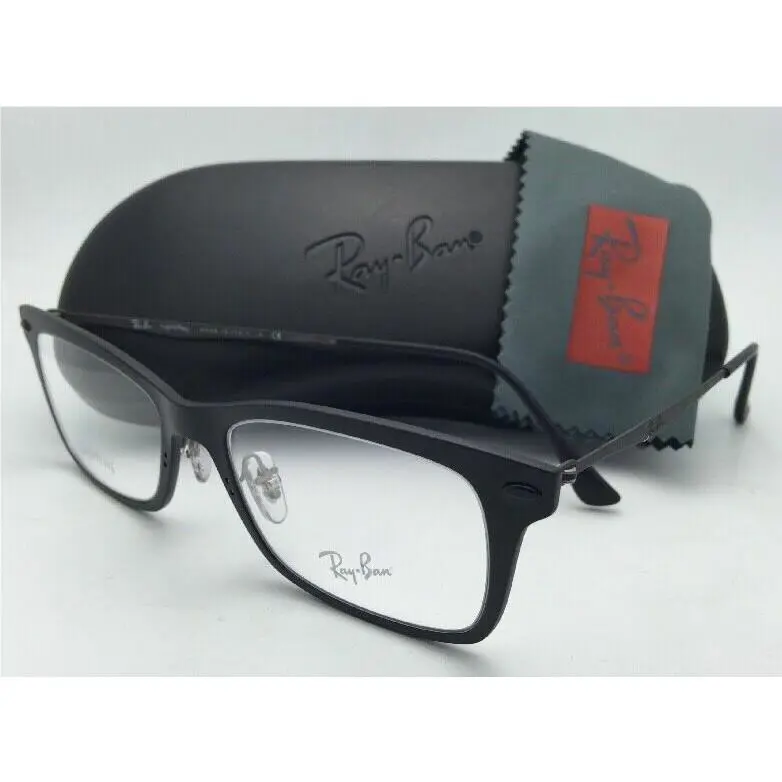 Ray-ban Rx-able Eyeglasses Light Ray RB 7039 2077 51-18 Matte Black Frames