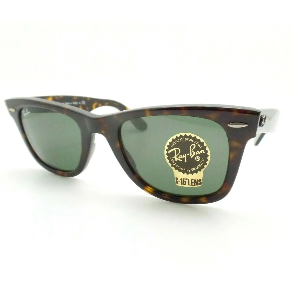 Ray Ban Wayfarer RB 2140 902 Tortoise G15 50mm Sunglasses