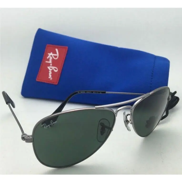Junior Collection Kids Ray-ban Sunglasses RJ 9506-S 200/71 Gunmetal W/green Lens