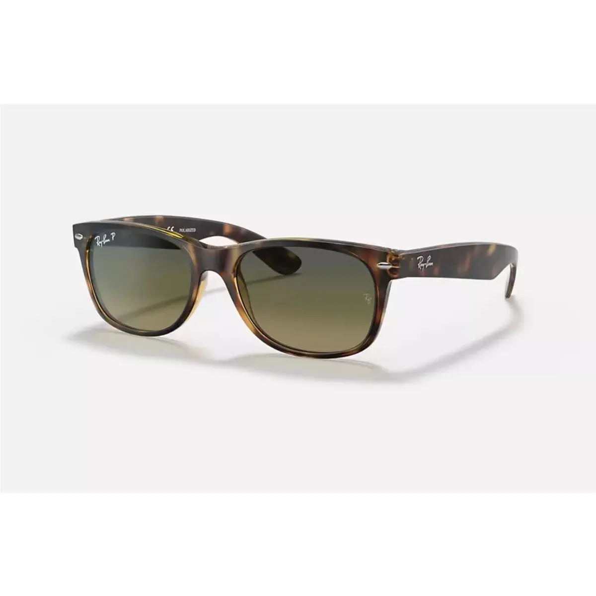 Ray-ban Wayfarer Classic Matte Havana Polarized Gradient 55 mm Sunglasses