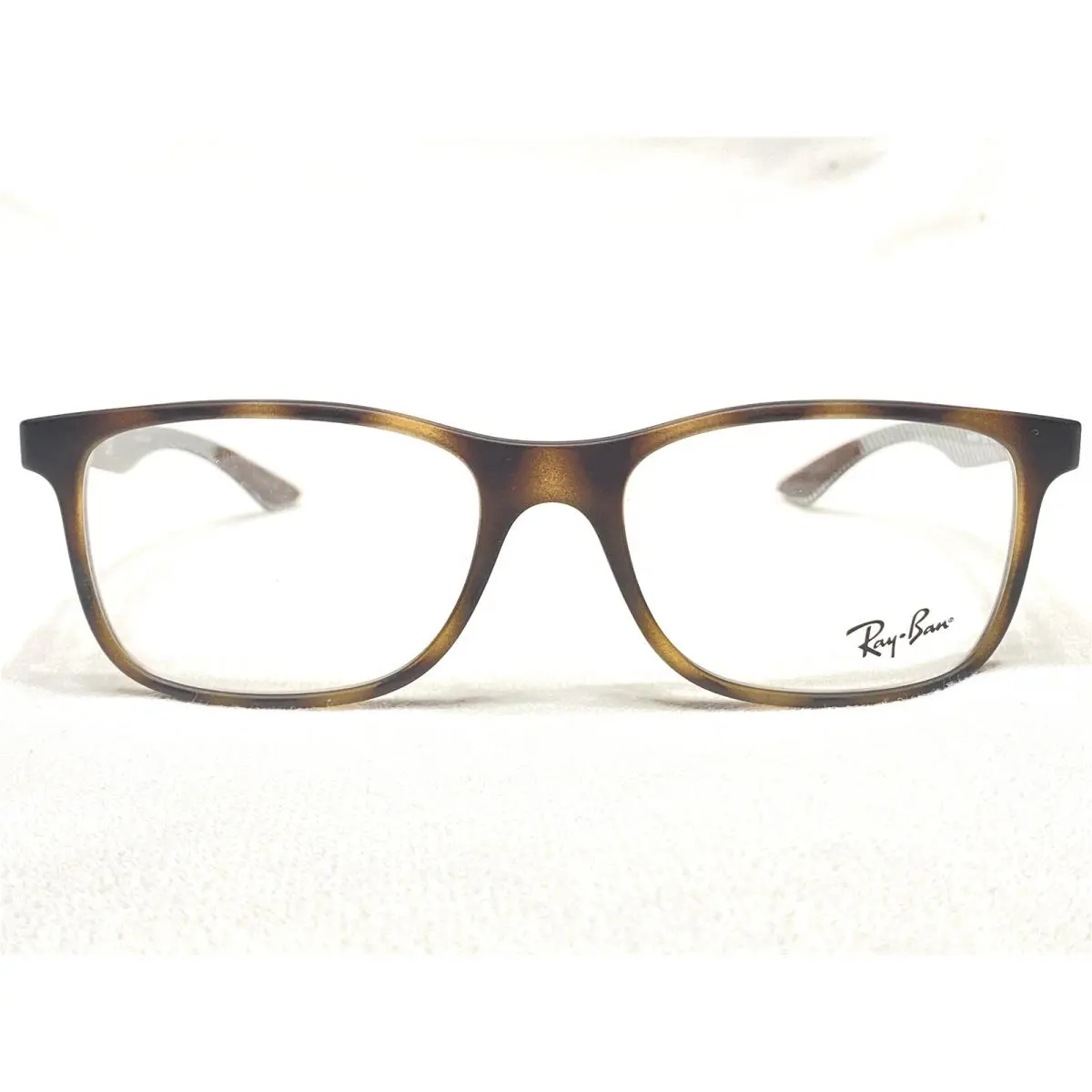 Ray Ban RB8903 5200 Mens Tortoise Carbon Fiber Eyeglasses Frames 55/18 145
