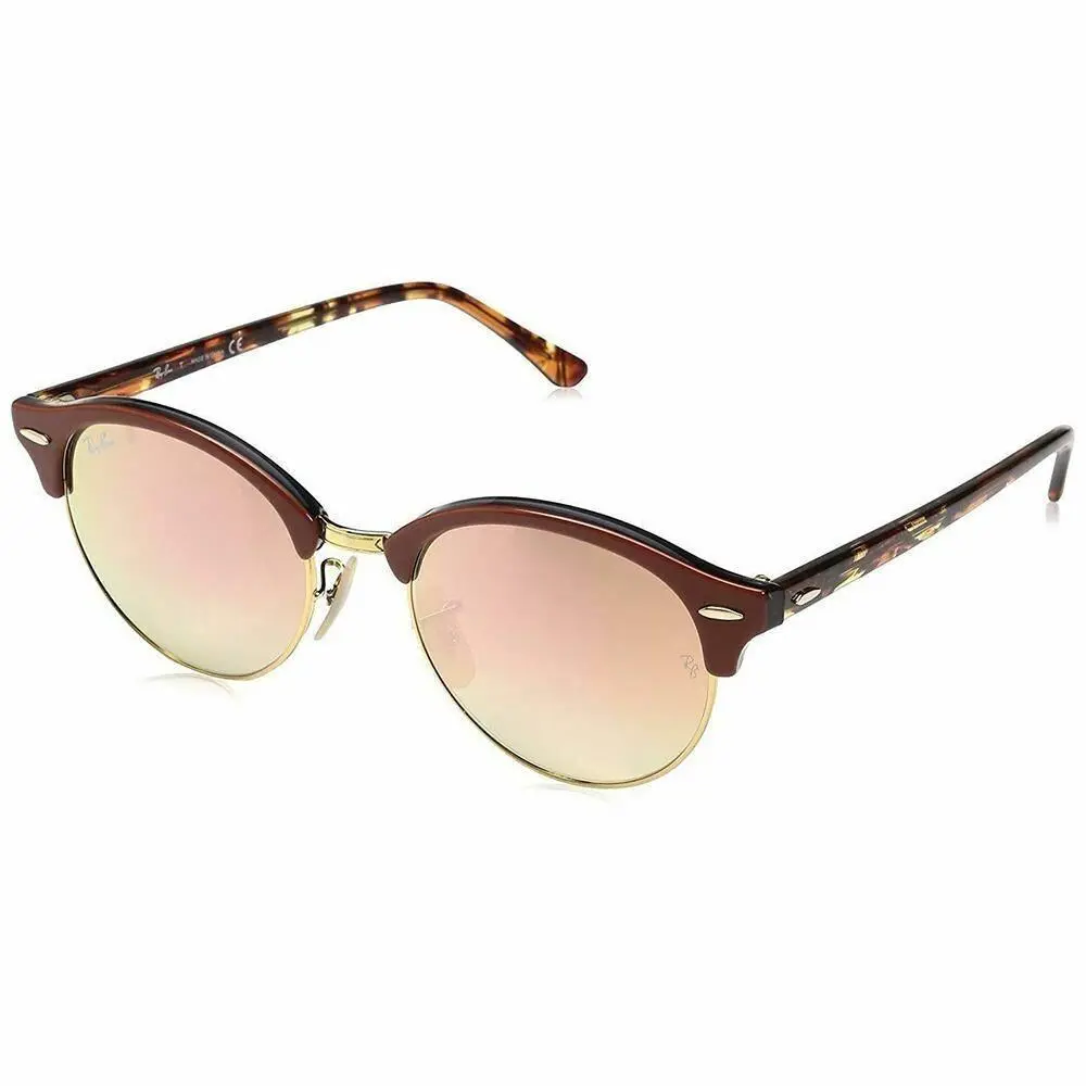 Ray-ban Clubround Unisex Sunglasses W/copper Flash Gradient Lens RB4246 122070 by Ray-Ban