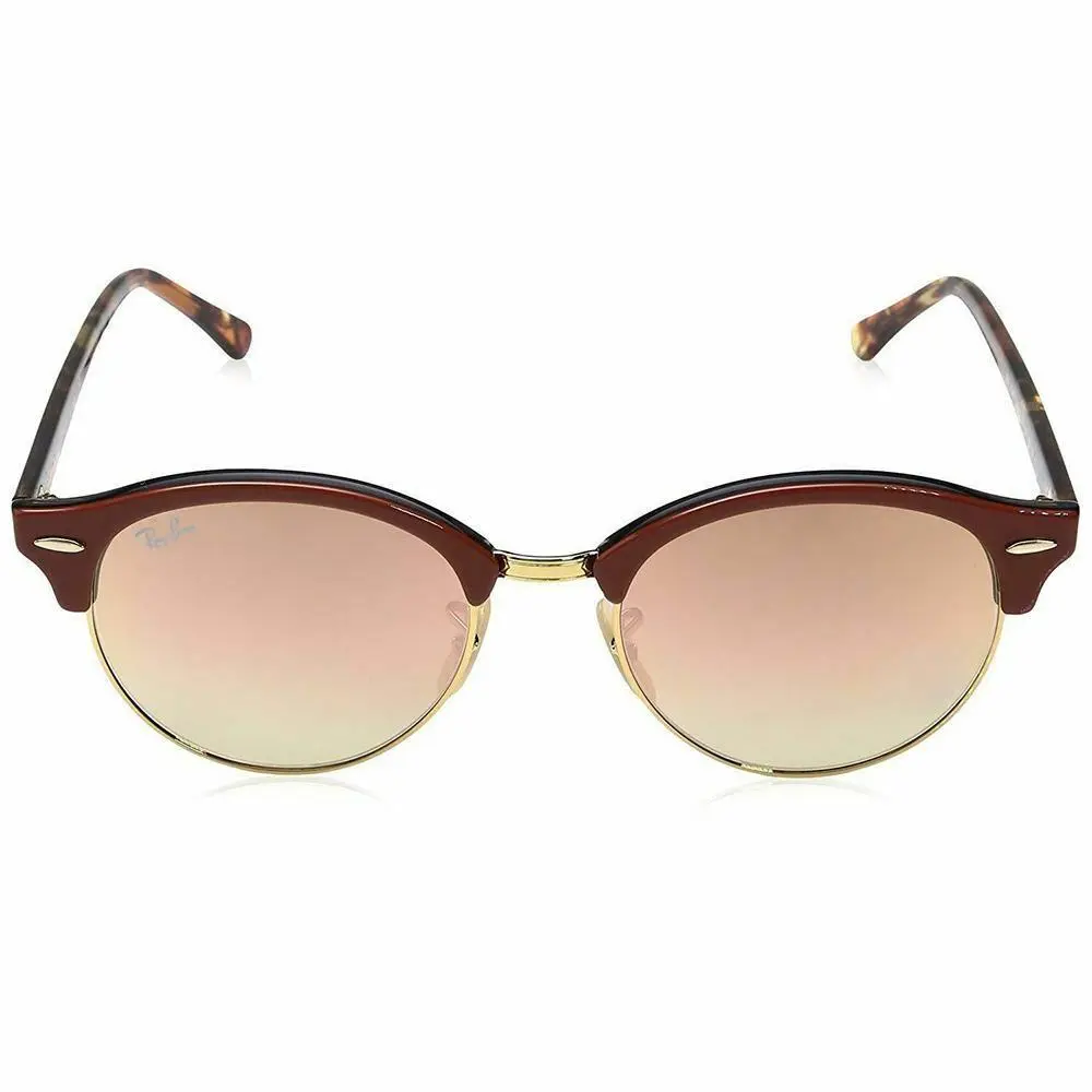Ray-ban Clubround Unisex Sunglasses W/copper Flash Gradient Lens RB4246 122070