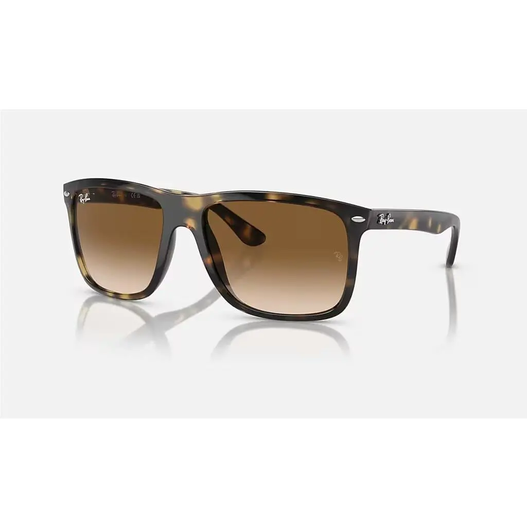 Ray-ban Boyfriend Two Polished Havana/light Brown Gradient 60 mm Sunglasses