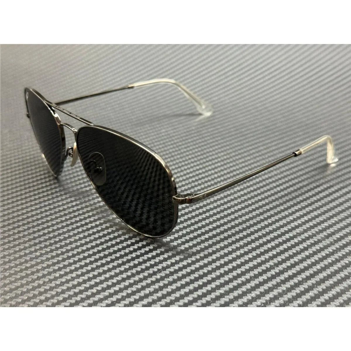 Ray Ban RB8089 165 48 Gunmetal Black Polarized Unisex Titanium 62 mm Sunglasses
