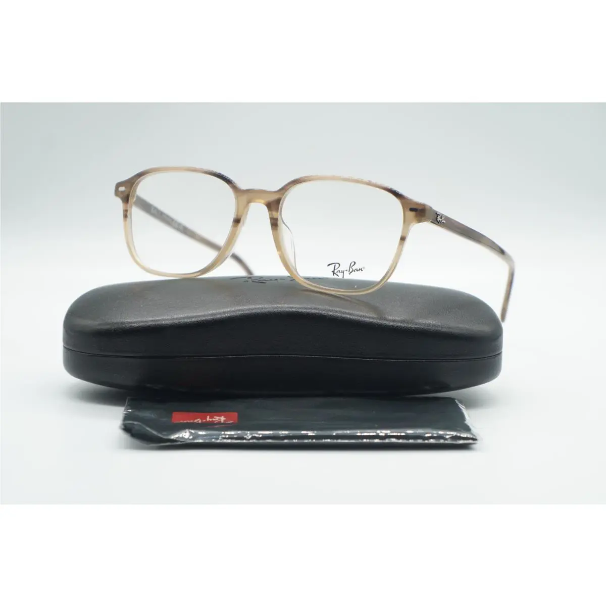 Ray-ban RB 5393F 8107 Gradient Brown Havana Frame Eyeglasses 53-18