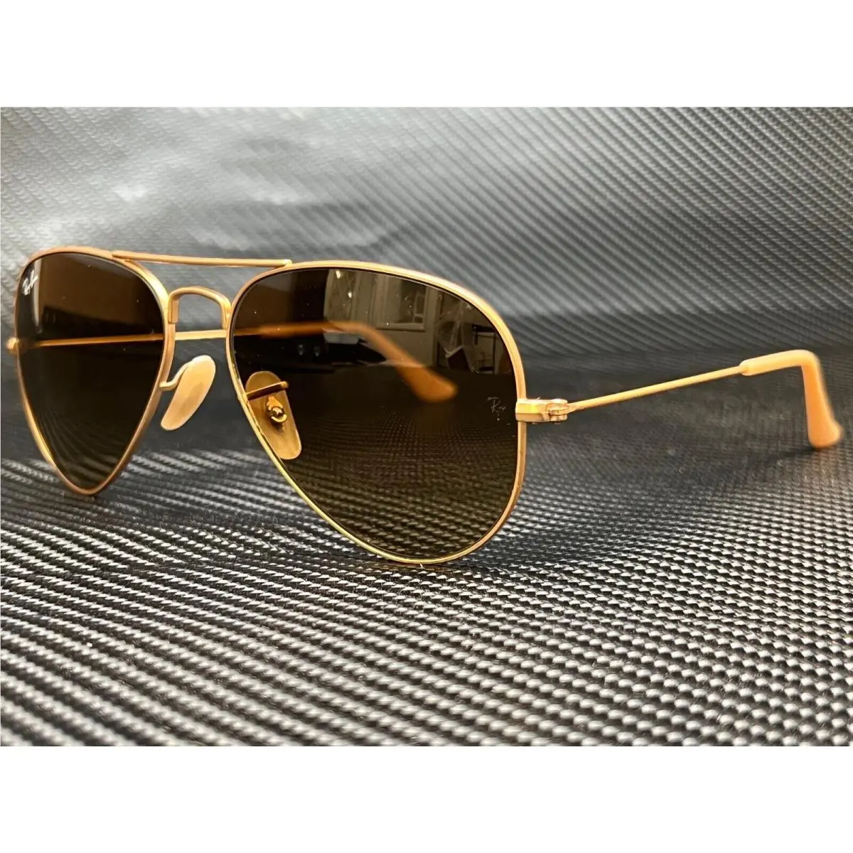 Ray Ban RB3025 112 85 Matte Gold Aviator 58 mm Unisex Sunglasses