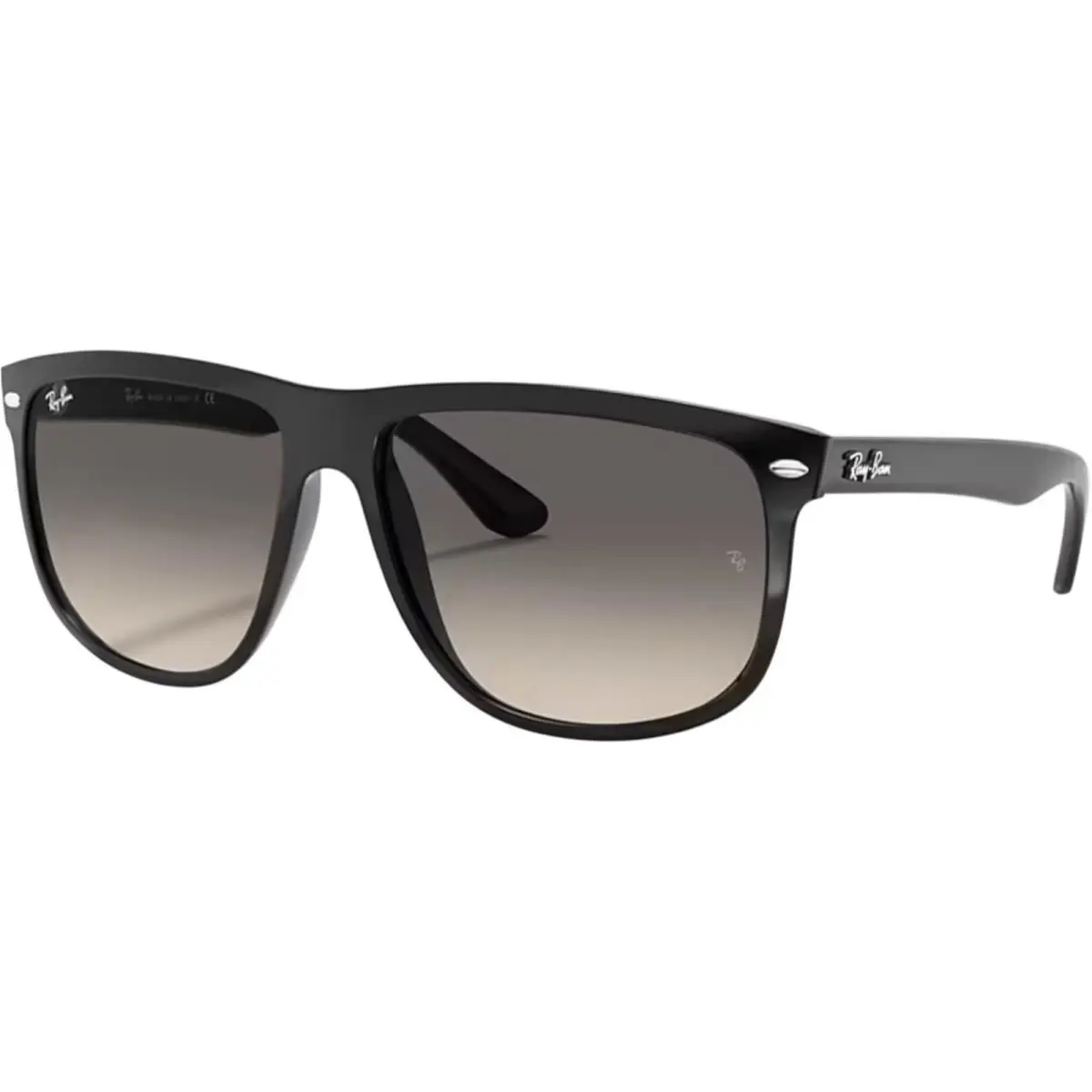 Ray-ban Men`s Boyfriend Polished Black/grey 56mm Sunglasses