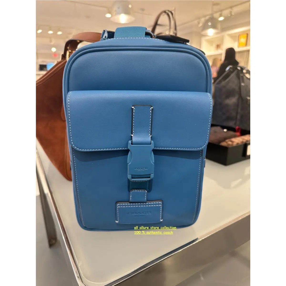Coach Track Pack CP023 Bright Blue