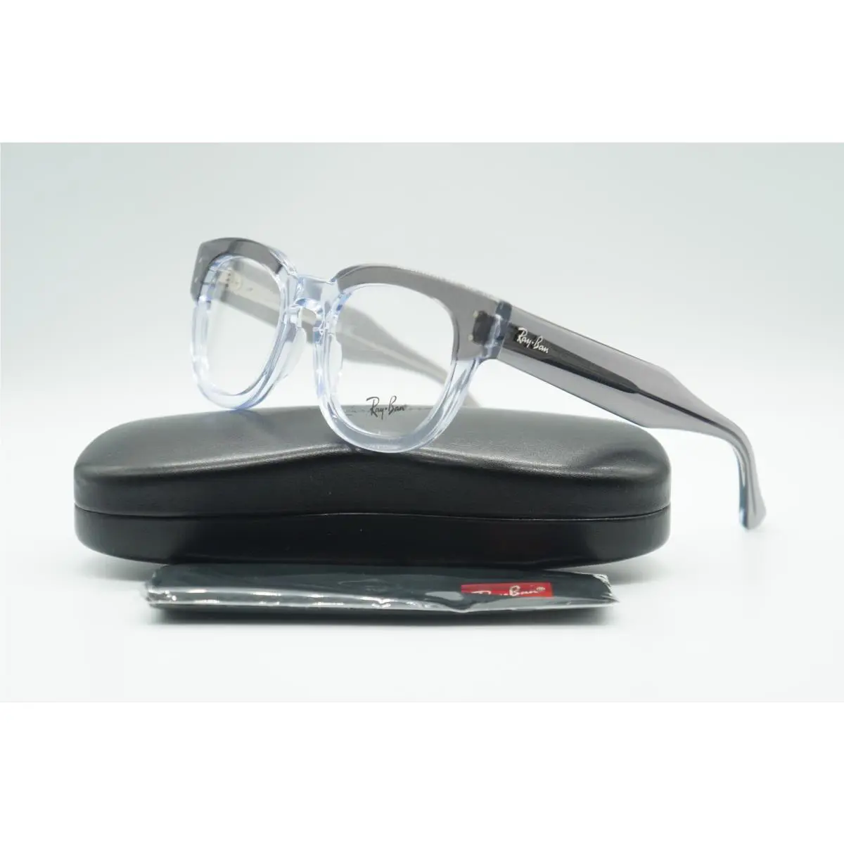 Ray Ban RB 0298V 8111 Grey ON Transparent Eyeglasses Frame RX 50-21