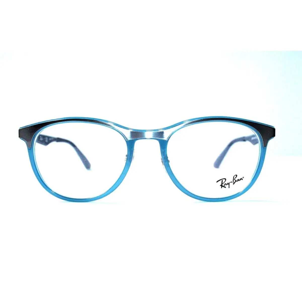Ray-ban RB7116 8017 Gray Blue Eyeglasses RX 7116 53-19-145