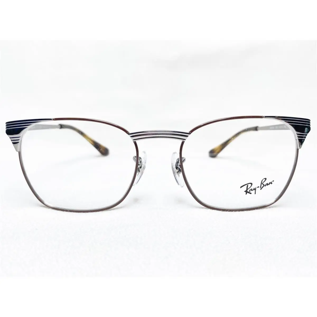 Ray Ban RB6386 2902 Mens Gunmetal/brown Square Eyeglasses Frames 51/18 140