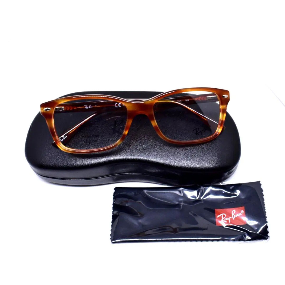 Ray-ban Eyeglasses Rx Brown Havana Blue Frame ZQ-9013