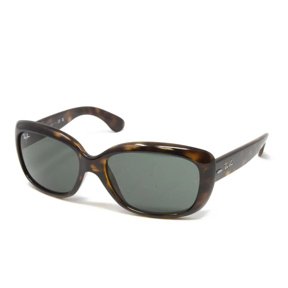 Ray Ban Women`s Sunglasses Jackie Ohh RB4101 710 Light Havana 58mm - Frame: Brown, Lens: Green
