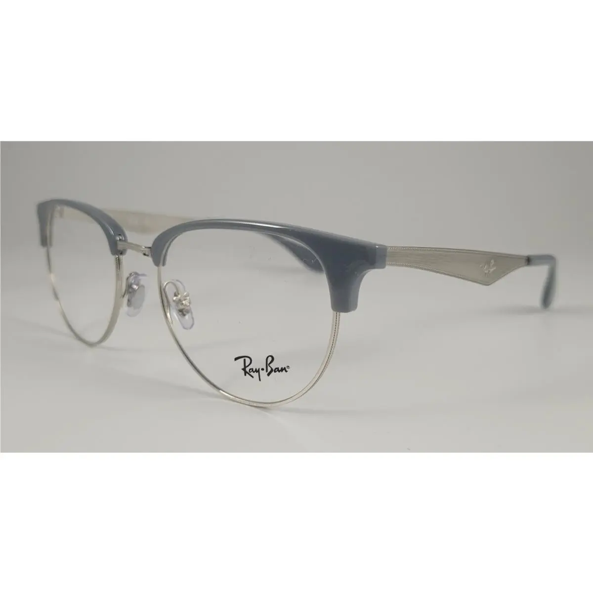 Ray Ban Eyeglasses RB 6396 Clubmaster Style Color 8101 Grey Silver Size 51