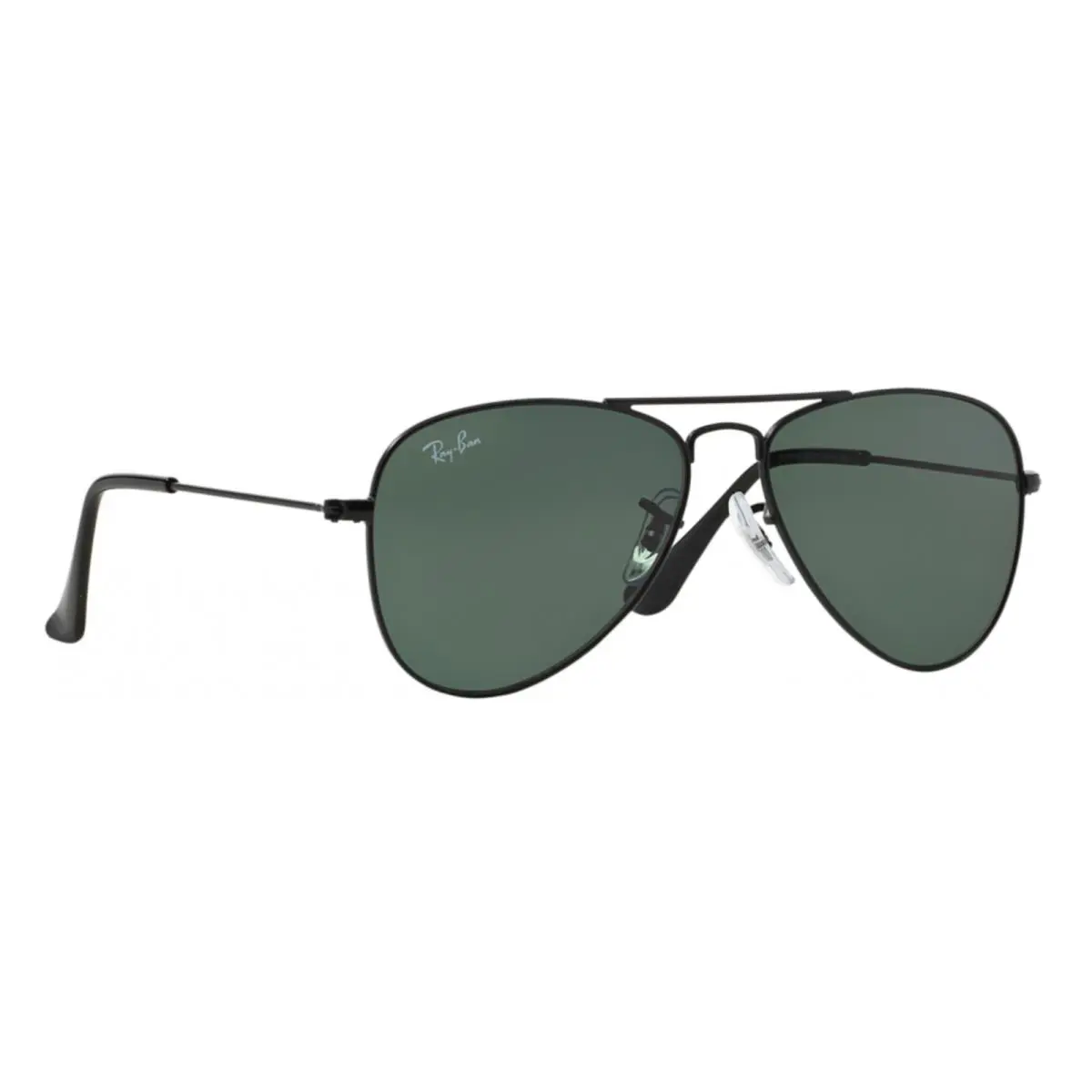 Kids Ray-ban Small Aviator Sunglasses RJ 9506-S 201/71 Black Frames Grey Lenses - Frame: Black, Lens: Grey
