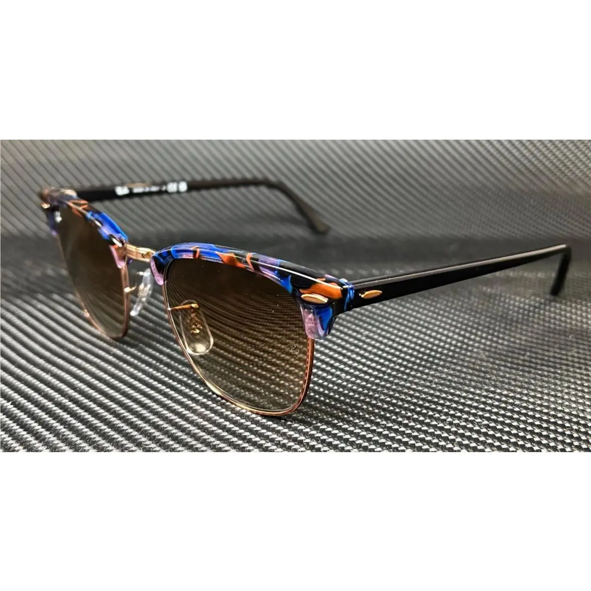 Ray Ban RB3016 125651 Brown/blue Square 49 mm Unisex Sunglasses